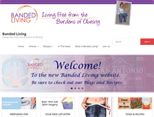 Tablet Screenshot of bandedliving.com